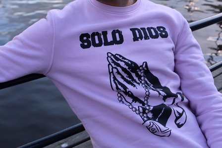 Solo Dios sweater pink