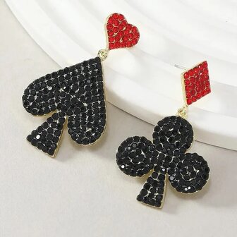 Poker earrings 