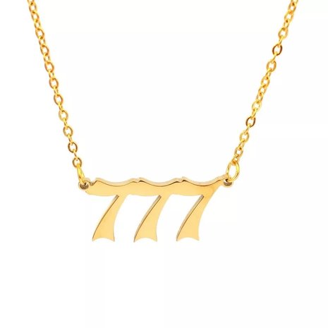 Angel number necklace 