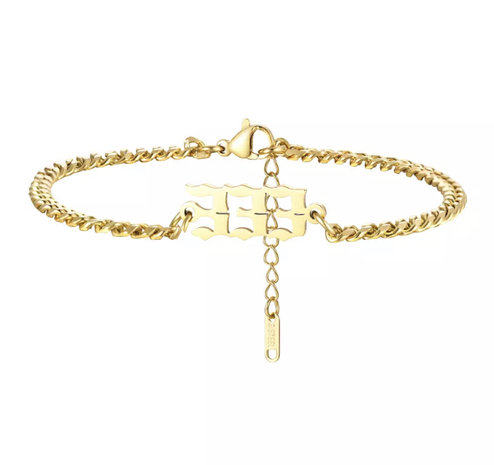 Angel number bracelet